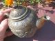 Chinese Antique Bronze Tea Pot,  龙凤呈祥 金童玉女 Qing Dynasty (1644 - 1912) Pots photo 8