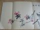 Japanese Ink Drawing Sketch Flower Container Hand Drawn 69 X 30 Cm Showa/taisho Prints photo 1