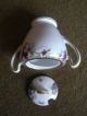 Noritake Morimura Porcelain Ceramic Peony Flower Sugar Bowl Hand Painted Nippon Plates photo 1