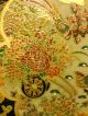 Antique Vintage Royal Satsuma Handpainted Gold Gilt Plate Birds Floral Design Plates photo 4