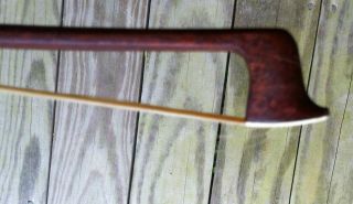 French 1920s Violin Bow Silver - Emile Dupree France 29 1/8 Mounts Mop photo