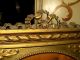 19th C.  French Gilt Panel Screen Room Divider Oil Painting Ribbon N Barbola Rose Other photo 4
