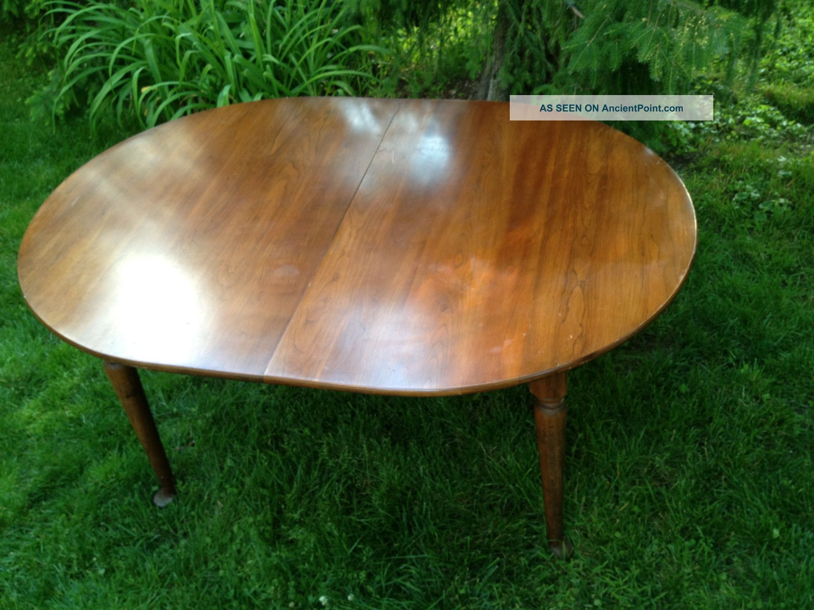 Antique Harris Henkel Cherry Dining Table With 3 Leaves Unknown photo