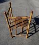 Victorian Stick Ball Bamboo Corner Chair With Signature On Bottom 1800-1899 photo 3