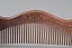 Mahogany Brown Chinese Hand - Wrought Usable Healthy Lotus Comb J Other photo 2
