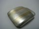 A Solid Sterling Silver Belt Buckle W/ 14k Gold Overlay Usa C1940s No Mono Other photo 3