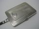 Sterling Silver Cigarette Case Card Case W/ Mesh Chain By Elgin - American Ca1940s Cigarette & Vesta Cases photo 2