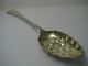 Silver Plated Berry Spoon Serving Spoon By Elkington England 1870 Rare Date Mark Sheffield photo 1