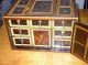 Rare Museum Quality 19th Century New England Inlaid Spice Box 1800 ' S Spice Chest Primitives photo 1
