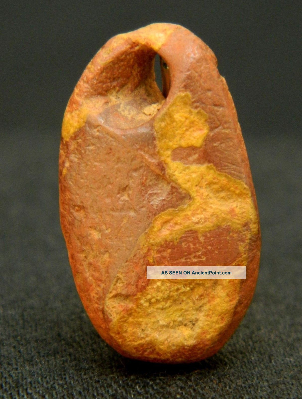 Neolithic Neolithique Jasper Pendant - 6500 To 2000 Before Present - Sahara Neolithic & Paleolithic photo