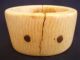 Faux Ivory Antique Tribal Child ' S Tiny Heavy Bangle 112 Gms Natural Crossgrain Other photo 2