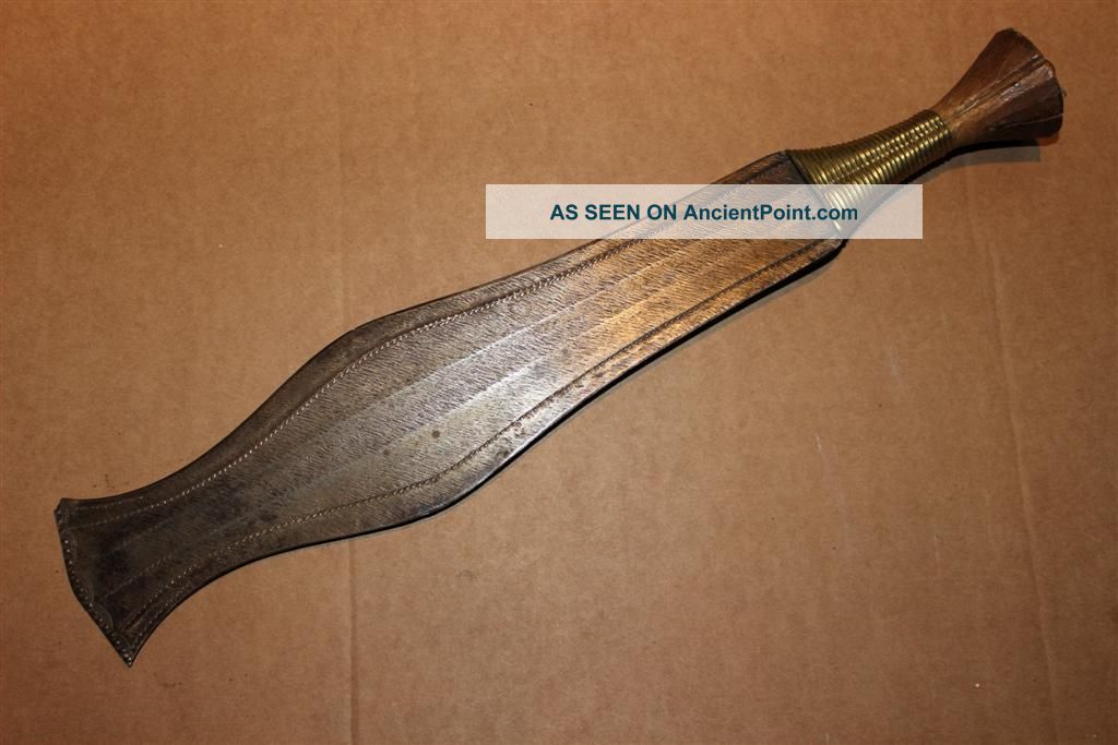 Congo Old African Knife Ancien Couteau D ' Afrique Togbo Afrika Kongo Africa Dolk Other photo