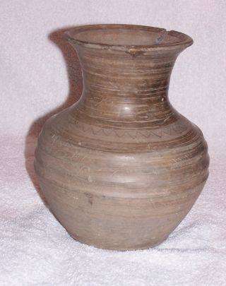Ancient Chinese Pottery Vase Circa 200 A.  D. photo