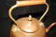 Antique Revolutionary War Era Copper Tea Kettle / Pot (don ' T Tread On Me) Primitives photo 1