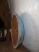 Vintage Out Of Round Wood Bow - - - Robins Egg Blue Primitives photo 6