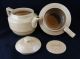 Rare 1800s Primitive Yelloware Coffee Tea Pot Drip Perculator Set Primitives photo 2