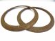 Antique Pair Old Metal Cast Iron Ornate Woodstove Collars Burner Pieces Hardware Stoves photo 10