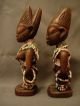 10,  Ibeji Male & Female Pair With Multi Color Beads,  Yoruba / Santeria Sculptures & Statues photo 3