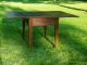 New England Drop - Leaf Farm Table,  C.  1820 ' S,  Very Solid With Antique Wear 1800-1899 photo 1