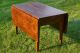 New England Drop - Leaf Farm Table,  C.  1820 ' S,  Very Solid With Antique Wear 1800-1899 photo 2