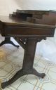 Antique Baker Furniture Desk Secretary With Leather Top 1900-1950 photo 9