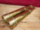 A Kelvin & Hughes Sextant,  A Brass Bearing Compass,  Brass Long Tubed Binoculars Other photo 10