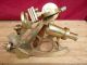 A Kelvin & Hughes Sextant,  A Brass Bearing Compass,  Brass Long Tubed Binoculars Other photo 1
