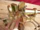 A Kelvin & Hughes Sextant,  A Brass Bearing Compass,  Brass Long Tubed Binoculars Other photo 3