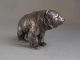 1910 Antique German Bear Wmf Miniature Sculpture Silver Plate Other photo 2