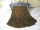Antique Victorian G Silver Fame Hand Crochet Knit Iridescent Copper Bead Purse Victorian photo 7