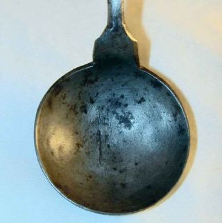 Antique Wrought Iron Butcher Taster Tasting Ladle With Rat Tail photo