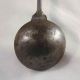 Antique Wrought Iron Butcher Taster Tasting Ladle With Rat Tail Primitives photo 2