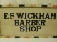 American Folk Art Double Sided Barber Shop Trade Sign Ca 1930s Primitives photo 2