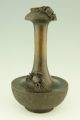 Antique Japanese Crab Vase In Bronze With Three Crabs,  1900 - 1920. Metalware photo 1
