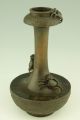 Antique Japanese Crab Vase In Bronze With Three Crabs,  1900 - 1920. Metalware photo 3