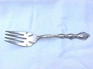 Interlude Silverplate Flatware Large Meat Or Serving Fork photo