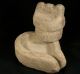 Antique Medieval Stone Little Mortar With Particular Pestle Ad 1000 - 1300 Primitives photo 4