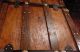 Refinished Flat Top Victorian Steamer Trunk Antique Chest W/straps,  Key,  & Tray 1800-1899 photo 4