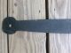 Antique Hand Forged Iron Gate Or Door Bean Strap Hinge Primitives photo 7