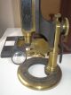 Antique R & J Beck 1860 ' S Brass Universal Microscope In Mahogany Case Other photo 4