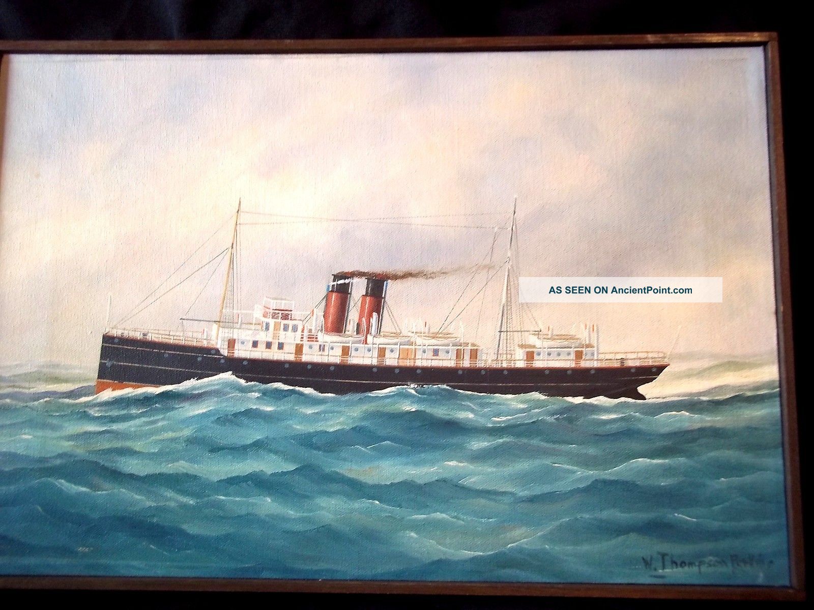 2 Ship Paintings 