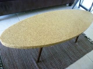 Amazing Vintage Surfboard Coffee Table Lucite W Pebbles Mid Century Modern Eames photo