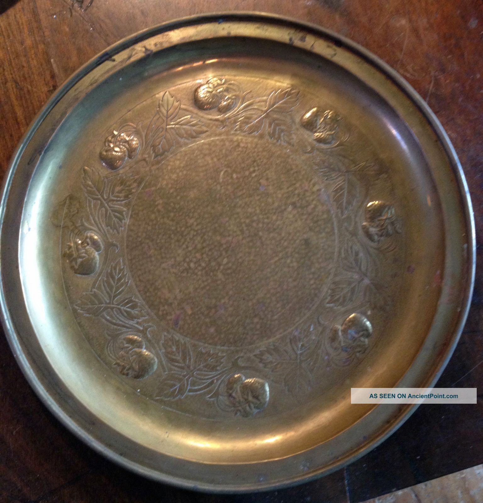 Keswick School Of Industrial Art Arts & Craft Copper Strawberry Tray Arts & Crafts Movement photo