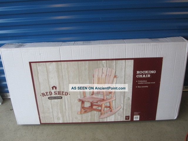 Nib Wooden Rocking Chair - Unfinished Weather Resistant Unknown photo