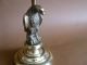 A Rare 18th Century Brass Candlestick Depicting The Bald Eagle Metalware photo 2