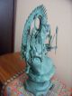 Ming Farouk Antique 18 Arm 4 Head Shiva Bronze - Cairo Egypt Palace & Museum It Metalware photo 5