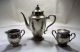 29 Pieces Of Miscellaneous Silverplate - Tea Sets,  Goblets,  Etc.  - Great For Craft Tea/Coffee Pots & Sets photo 1