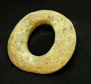 Neolithic Neolithique Quartzite Annular Disc - 13cm/5.  12 