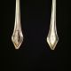 2 Large Antique Gorham Sterling Silver Serving Spoons Clermont Pattern 1915 Gorham, Whiting photo 2