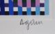 Fine Pair Of Yaacov Agam Signed & Numb ' D Lithographs Visual Welcome Series Mid-Century Modernism photo 3